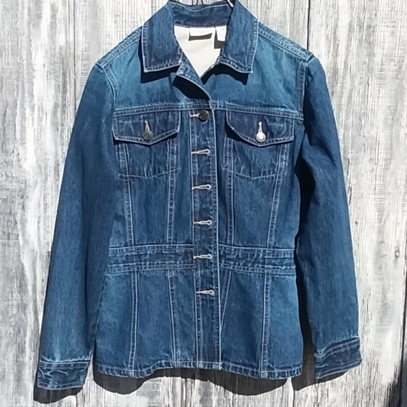 St. John's Bay denim jacket - Picture 1 of 4